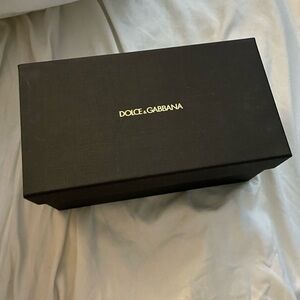 NWOT Authentic Dolce & Gabbana Black small sunglasses storage Box